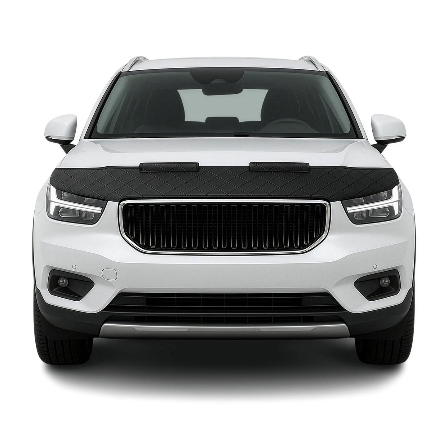 2019-2026 Volvo XC40 Car Bonnet Mask Hood Bra Diamond Black 1 Pc