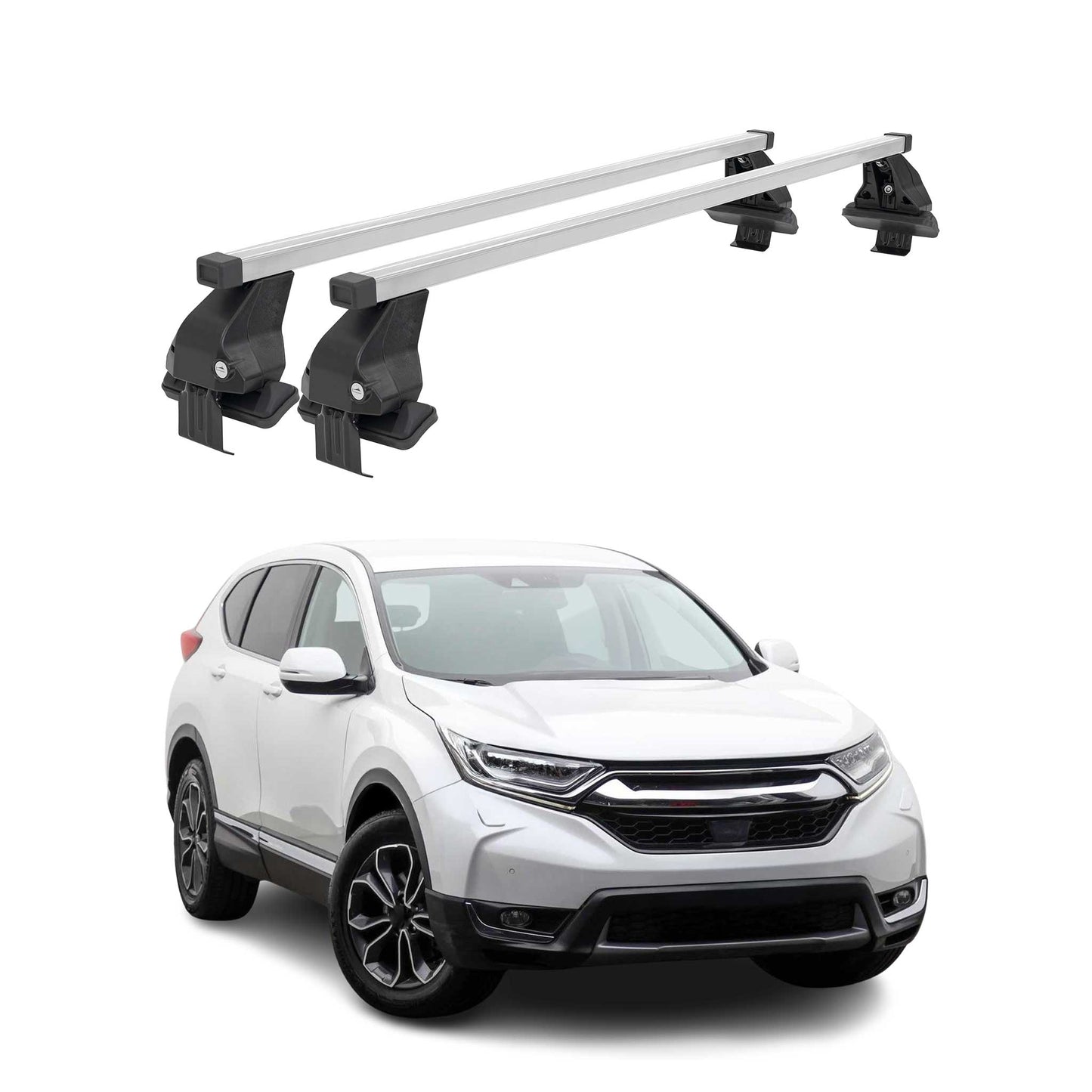 2017-2022 Honda CR-V Roof Rack Cross Bars Silver