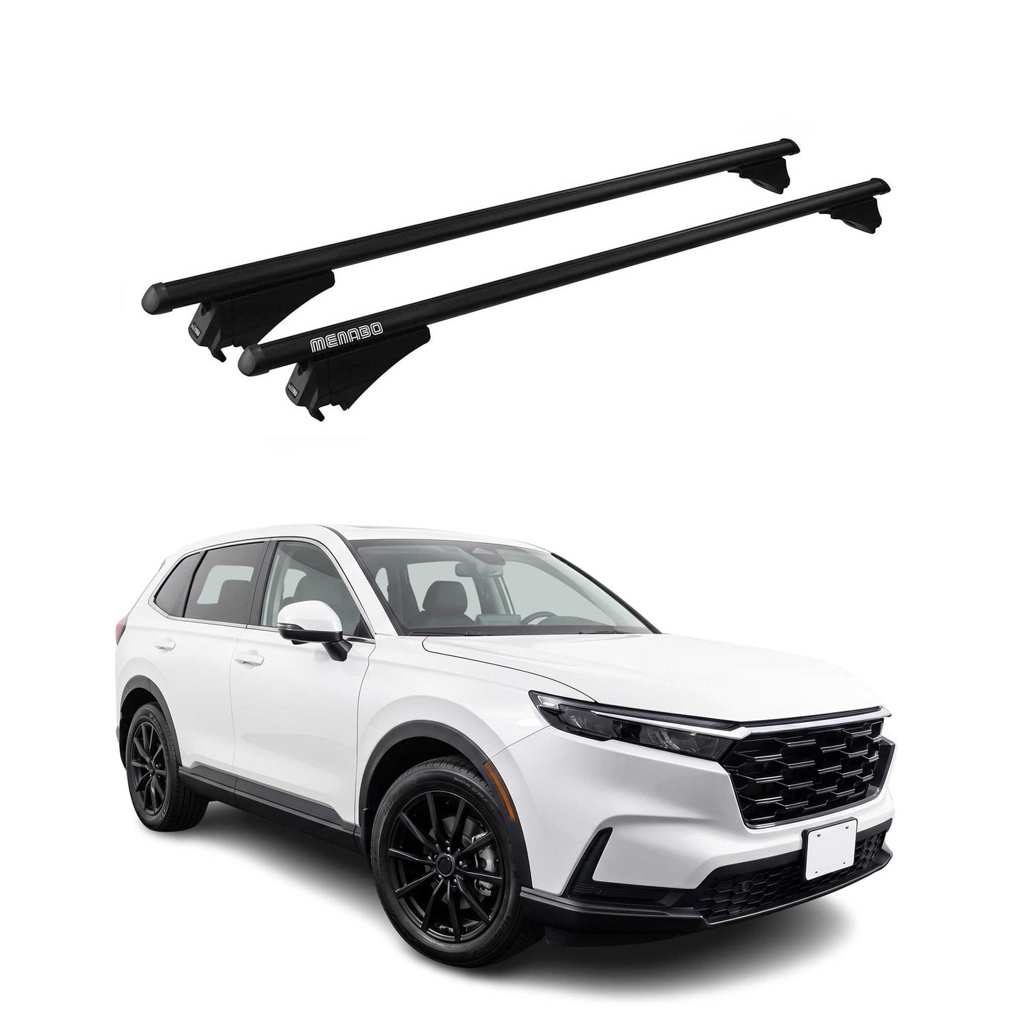 2023-2026 Honda CR-V Roof Rack Cross Bars Luggage Carrier Black 2Pcs