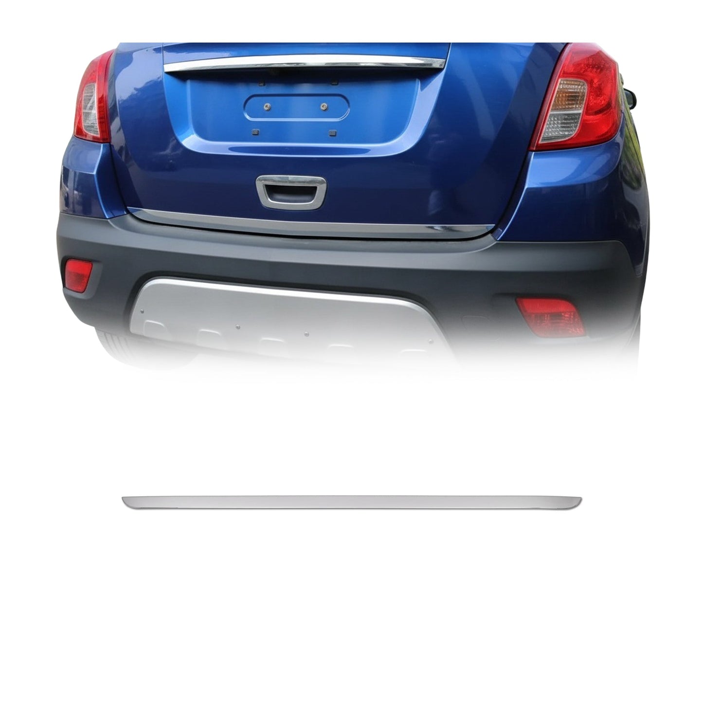 2017-2022 Chevrolet Trax Rear Trunk Molding Trim Stainless Steel Silver 1Pc