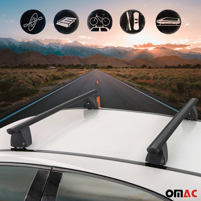 2020-2026 Mercedes GLE Class Coupe C167 Roof Rack Cross Bars Black