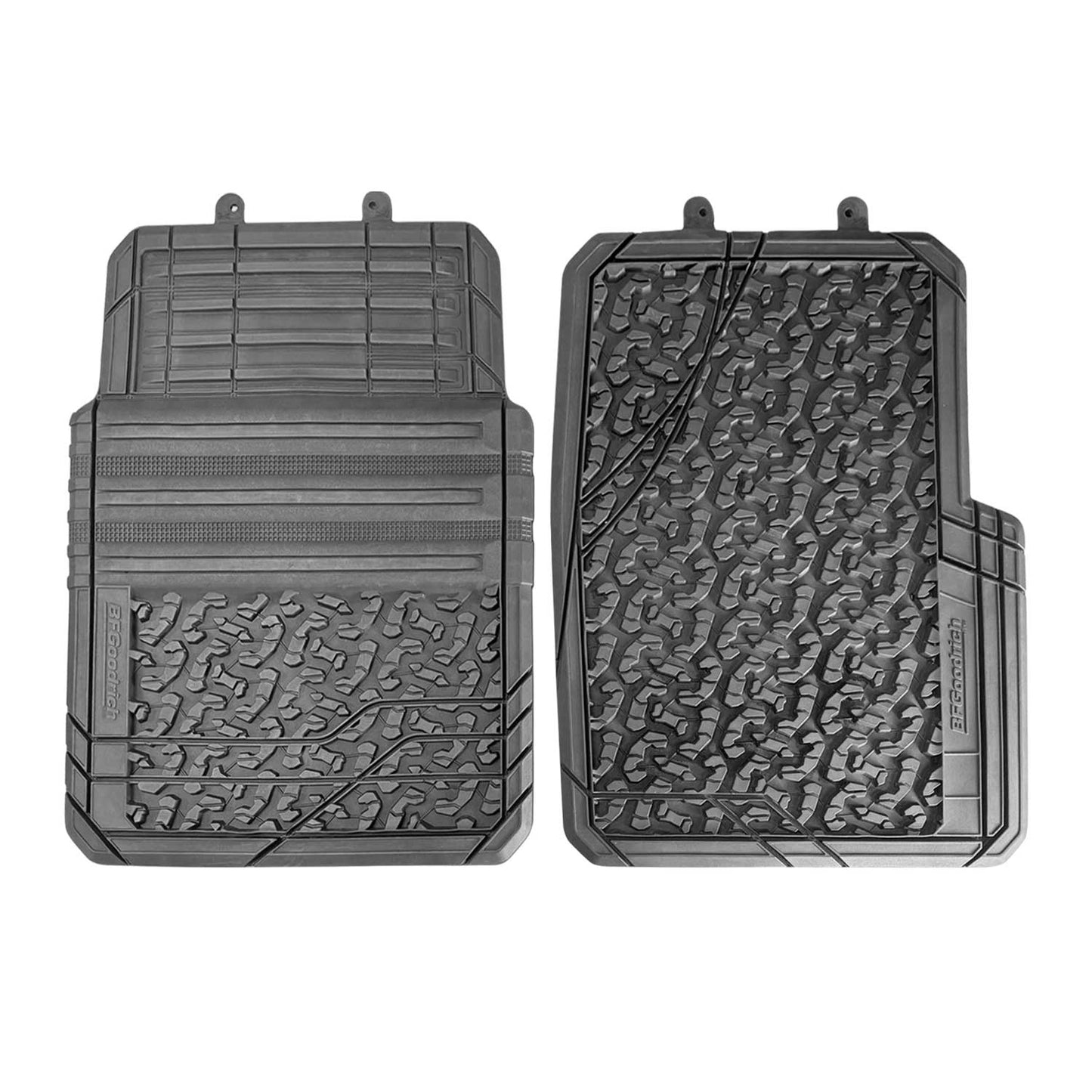 Universal Trim fit Floor Mats for Ford Trucks All Season Rubber 2 Pcs