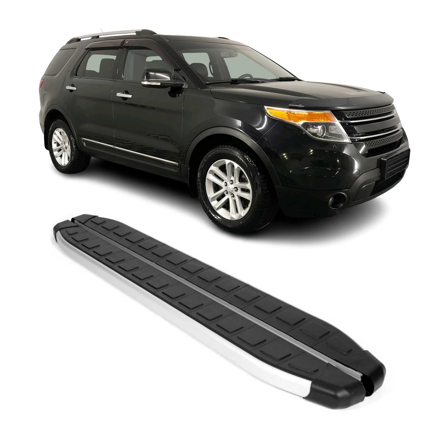 2011-2019 Ford Explorer Nerf Bar Side Step Running Boards Alu 2x