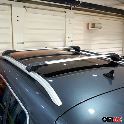2000-2006 BMW X5 E53 Roof Rack Cross Bars Silver