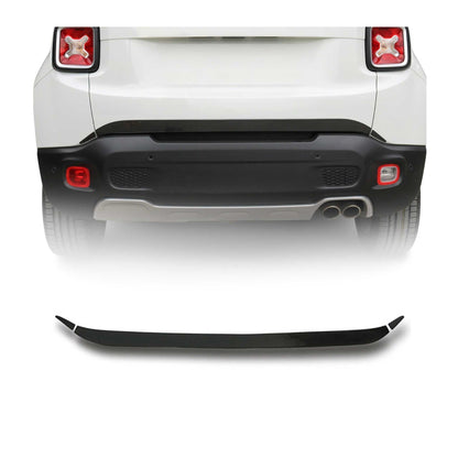 2019-2024 Jeep Renegade Rear Trunk Molding Trim Carbon Fiber Black 3 Pcs