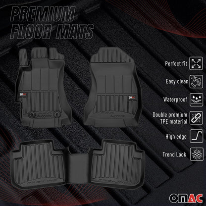2014-2018 Subaru Forester IV Premium Floor Mats Liners Full Set All Weather Heavy Duty