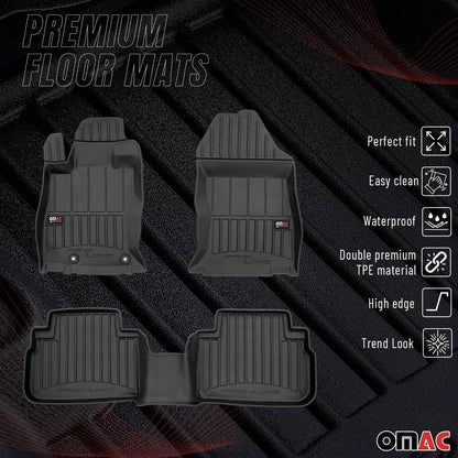 2019-2025 Subaru Forester V Premium Floor Mats Liners Full Set All Weather Heavy Duty