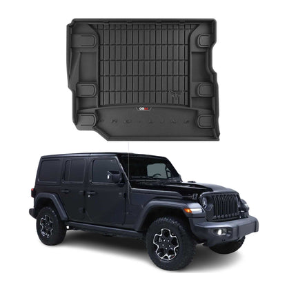 2018-2026 Jeep Wrangler Premium Cargo Liner Trunk Mat All Weather Heavy Duty