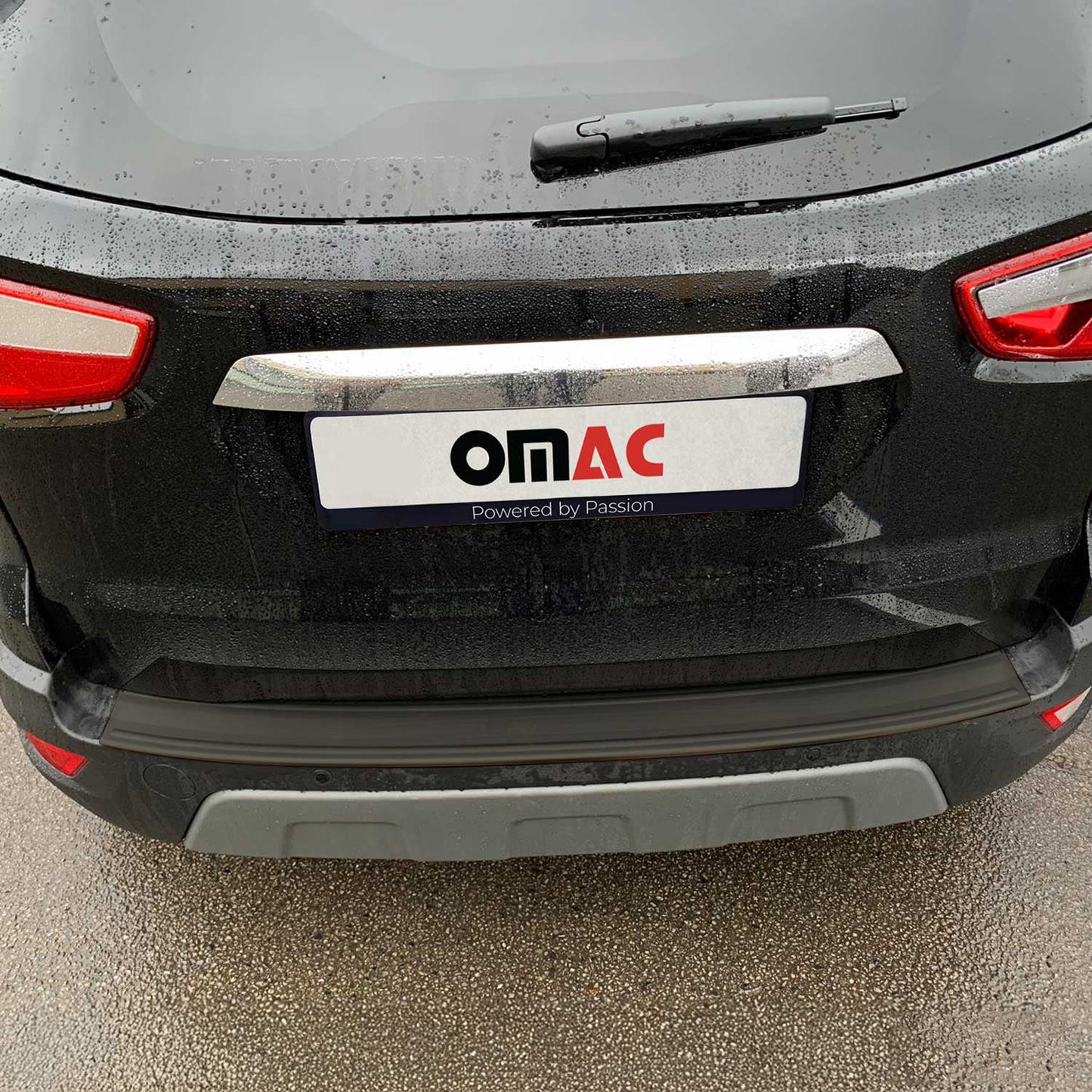 2018-2022 Ford EcoSport Rear Bumper Guard Stainless Steel Dark Brushed