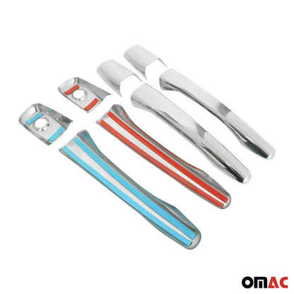 2002-2007 Mitsubishi Lancer Car Door Handle Cover Protector 4Pcs Stainless Steel