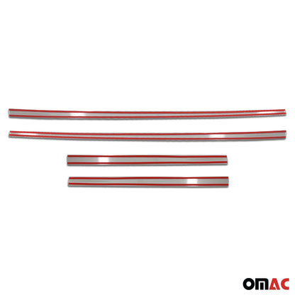 2019-2025 BMW X4 G02 2.gen Side Door Molding Trim Skirt Garnish Stainless Steel 4x