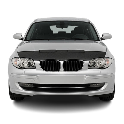 2008-2013 BMW 1 Series E82 E88 Car Bonnet Mask Hood Bra Diamond Half Black