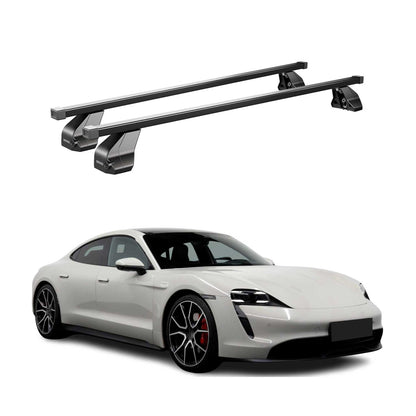 2020-2026 Porsche Taycan Roof Rack Cross Bars Black
