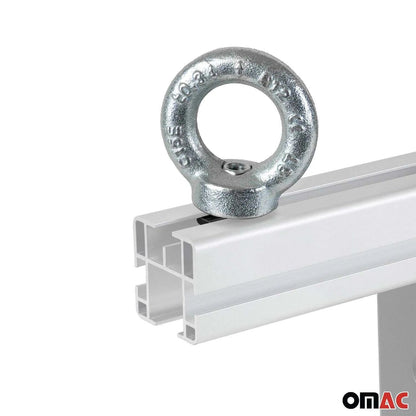 OMAC Cargo Ring Nut Roof Racks Stainless Steel T Bolt Eye Nut 2 Pcs