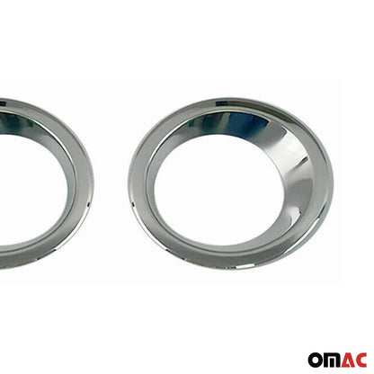 2009-2011 Kia Soul Pre-FL Fog Light Lamp Bezel Cover Stainless Steel Silver 2 Pcs