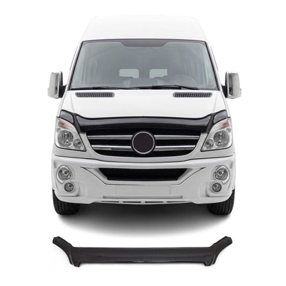 2006-2013 Mercedes Sprinter W906 Front Bug Shield Hood Deflector 1 Pc Smoke