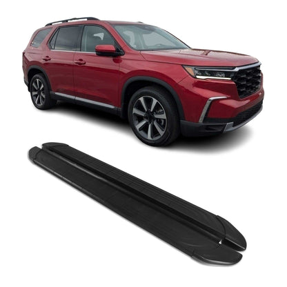2023-2026 Honda Pilot IV Nerf Bars Side Steps Running Boards Alu Black 2pcs