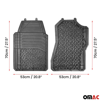 Universal Trim fit Floor Mats Liners for Chevrolet GMC Trucks SUV All Season