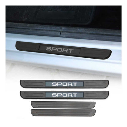 Toyota Door Sill Scuff Plate Illuminated Brushed Stainless Steel Brushed Dark 4Pcs