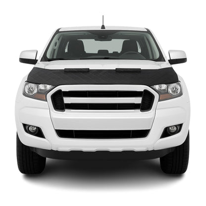 2019-2023 Ford Ranger Car Bonnet Mask Hood Bra Diamond Half Black