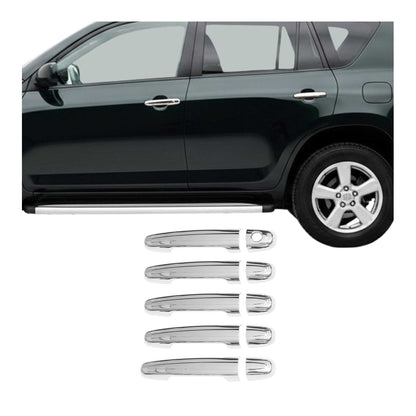 2006-2012 Toyota RAV4 Car Door Handle Cover Protector Stainless Steel Chrome 10 Pcs