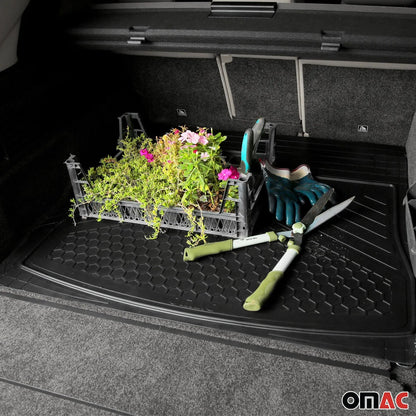 2020-2026 Mazda CX-30 Universal Cargo Mat Liner Waterproof Rubber Black 1Pc