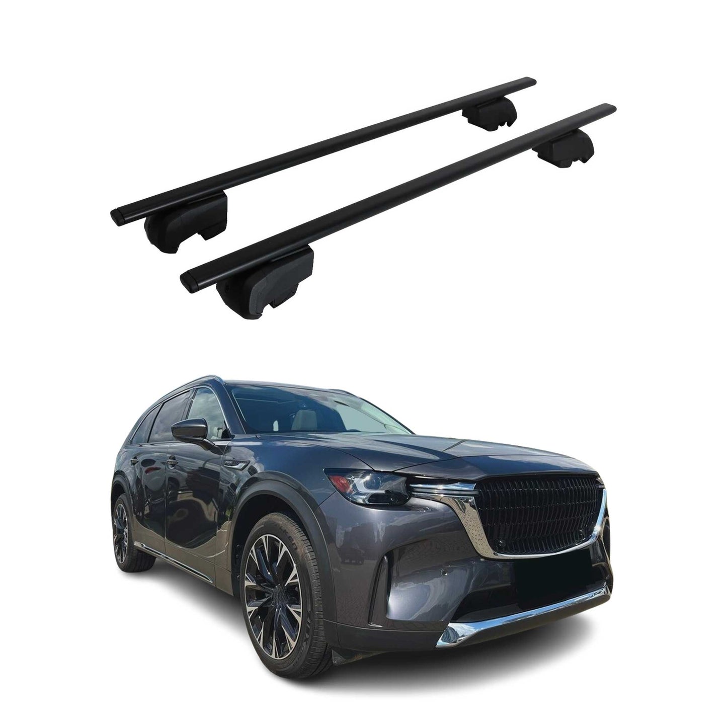 2024-2026 Mazda CX-90 Roof Rack Cross Bars Black