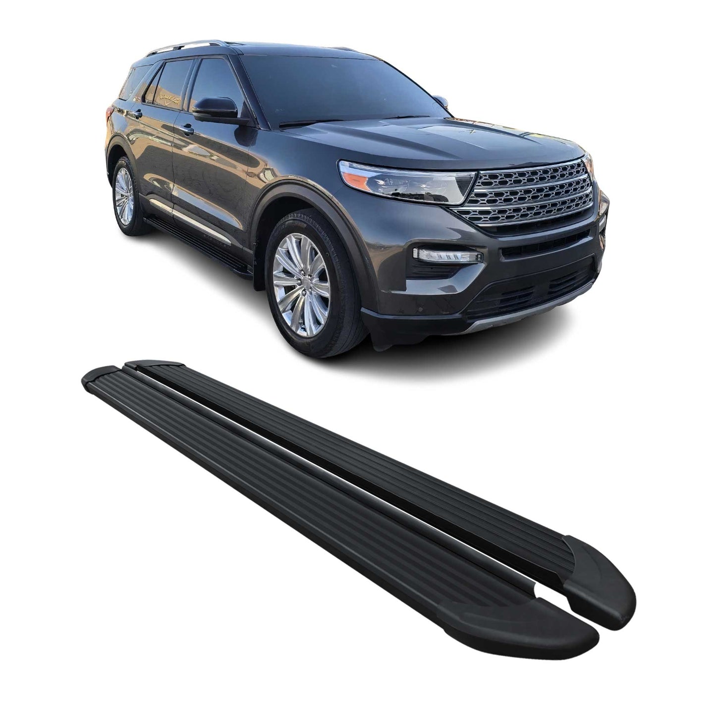 2020-2026 Ford Explorer Nerf Bar Side Step Running Boards Alu 2x