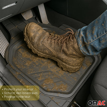 2022-2024 Audi A3 Universal Floor Mats Liner All Weather 3D Black Waterproof 4Pcs