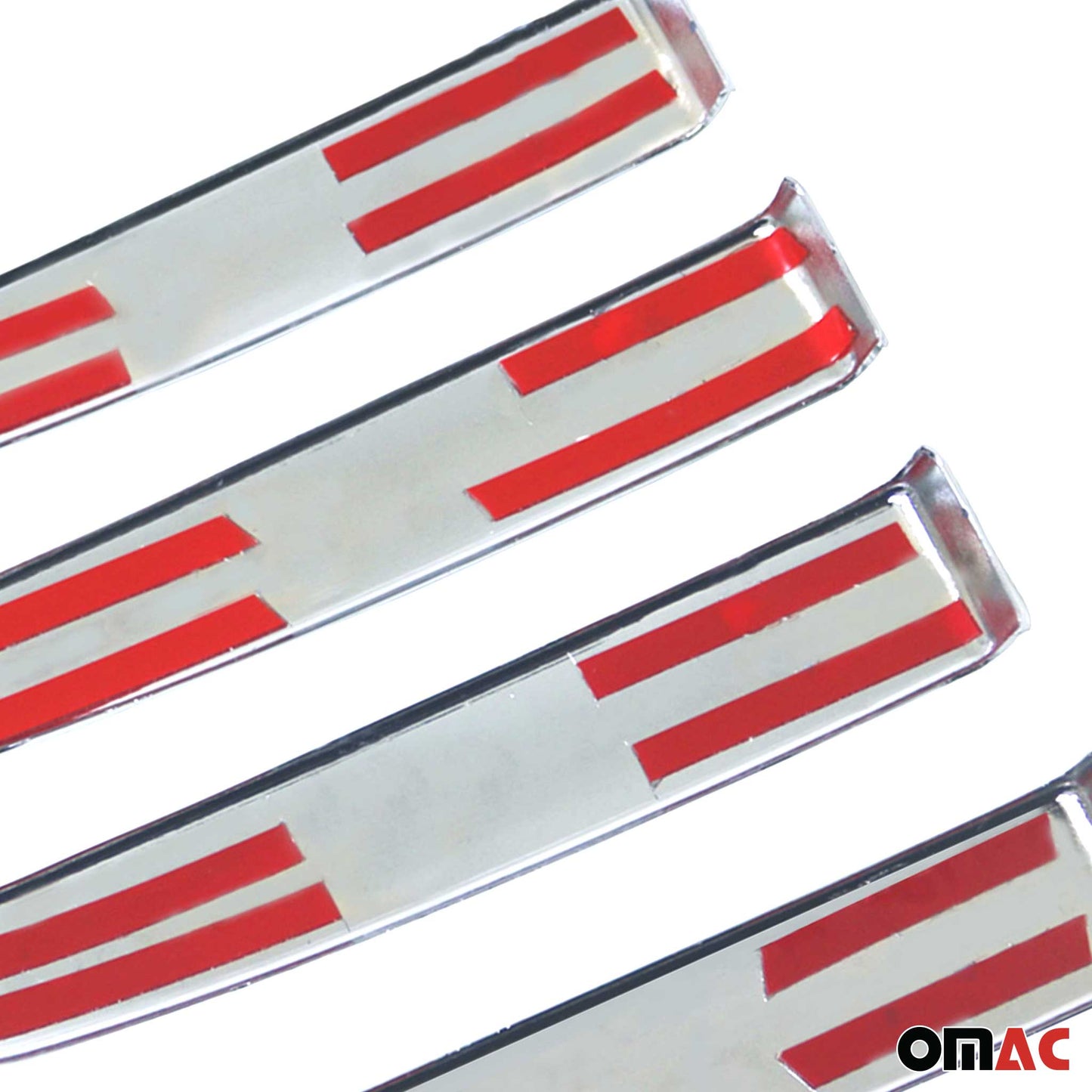 2014-2022 RAM ProMaster Car Door Handle Cover Protector Silver Chrome 8 Pcs