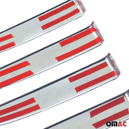 2014-2022 RAM ProMaster Car Door Handle Cover Protector Silver Chrome 8 Pcs