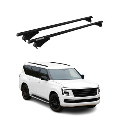2025-2026 Nissan Armada Roof Rack Cross Bars Luggage Carrier Black 2Pcs