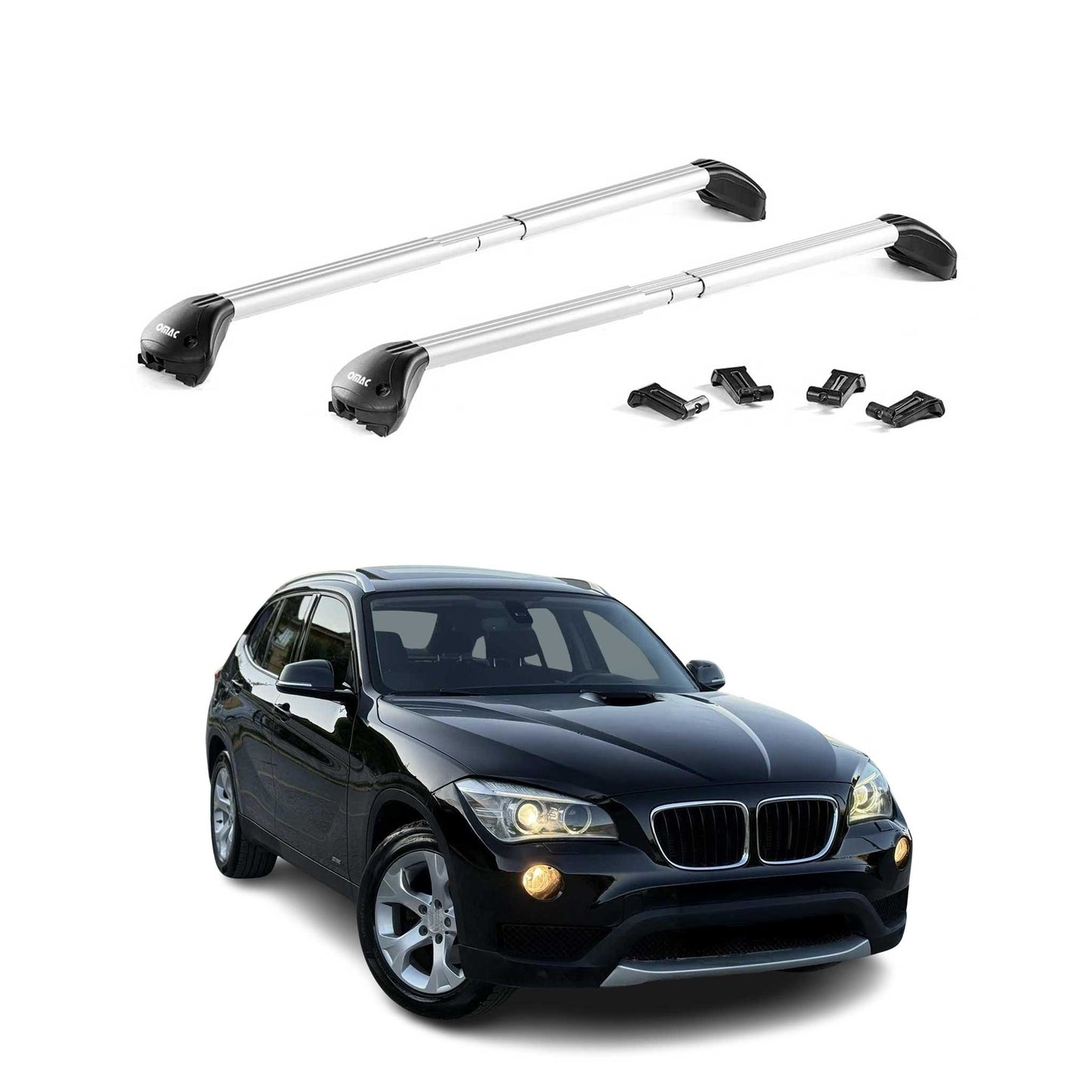 2009-2026 BMW X1 E84 F48 U11 Roof Rack Cross Bars Silver