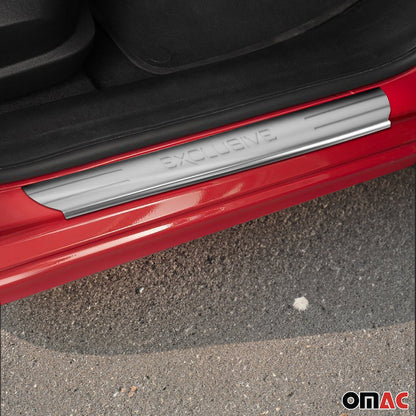 2006-2012 Toyota RAV4 Door Sill Scuff Plate Scratch Exclusive Stainless Steel 4x