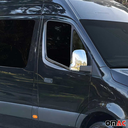 2019-2026 Mercedes Sprinter W907 910 Window Molding Trim Streamer Stainless Steel Dark