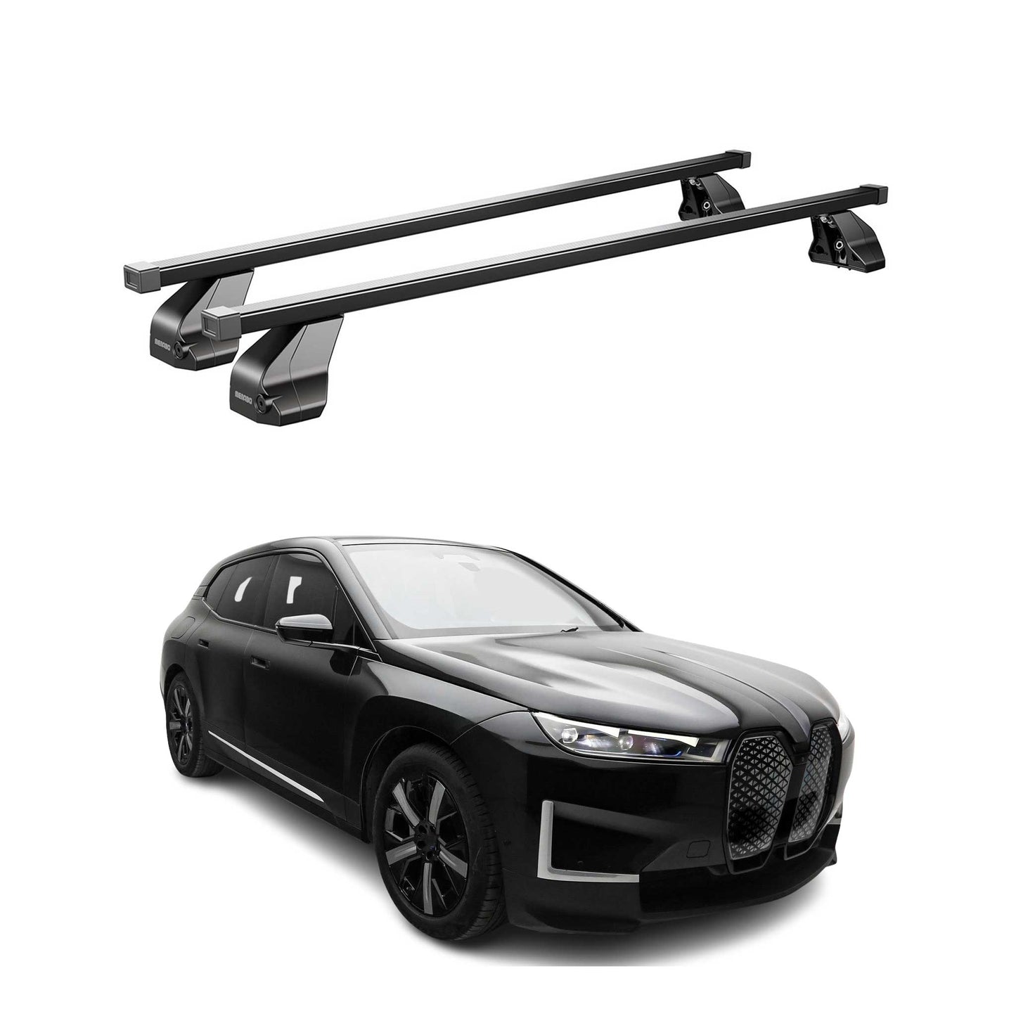 2022-2026 BMW iX Roof Rack Cross Bars Black
