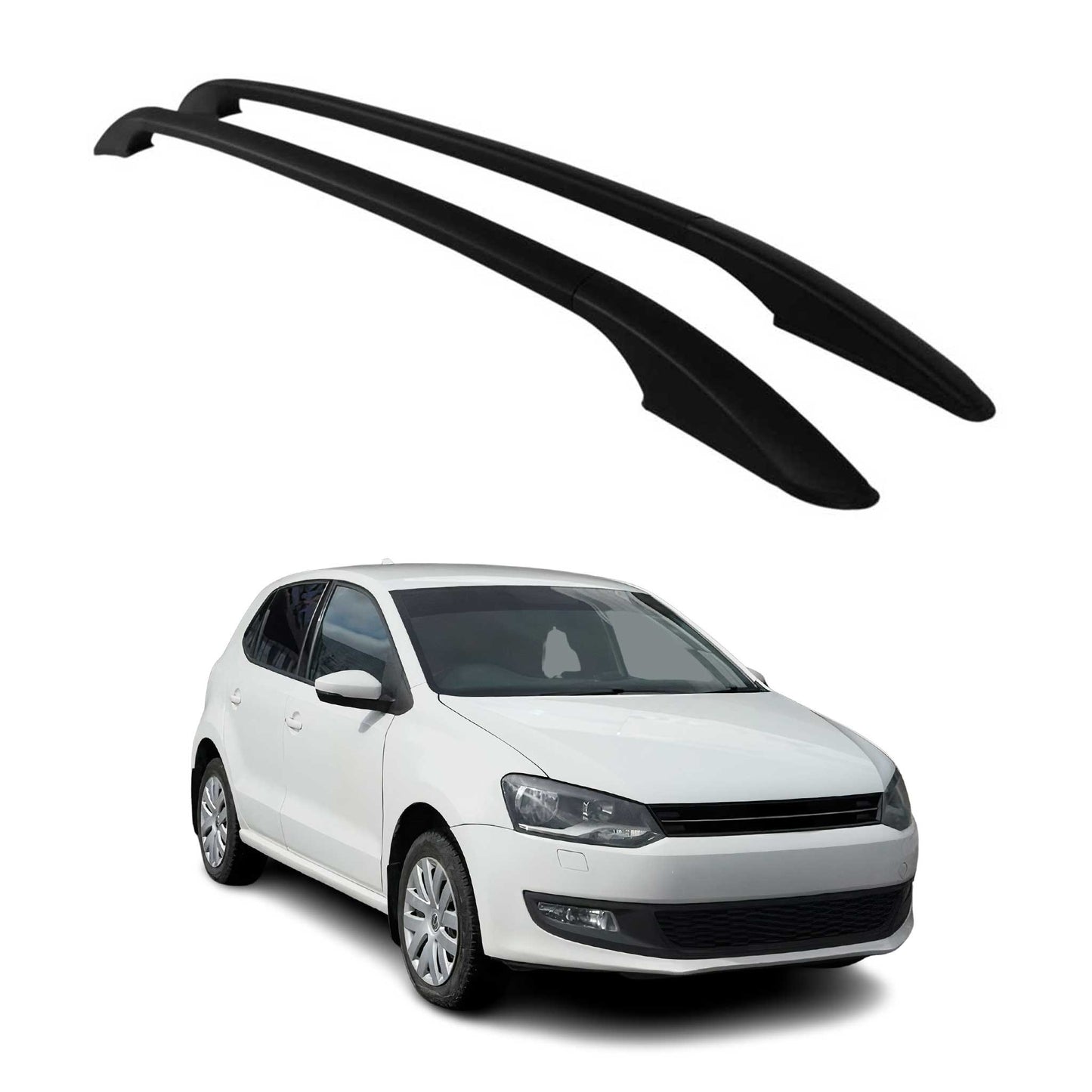 2006-2013 Audi A3 Hatchback Roof Rack Rails Side Rails Black