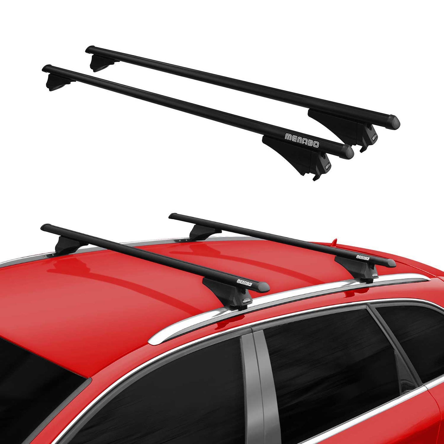 2018-2025 Audi Q5 SQ5 2.gen Roof Rack Cross Bars Black