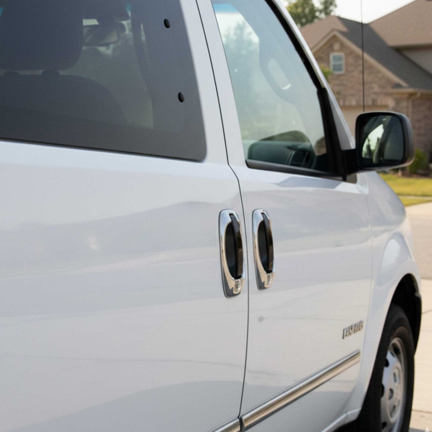 2015-2022 RAM ProMaster City Car Door Handle Cover Protector Stainless Steel 4 Pcs