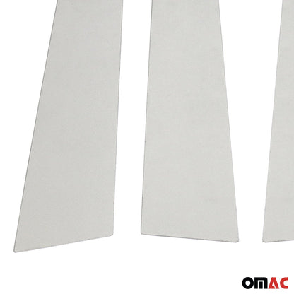 2021-2026 Hyundai Elantra Window B Pillar Posts Door Trim Stainless Steel Silver 4x