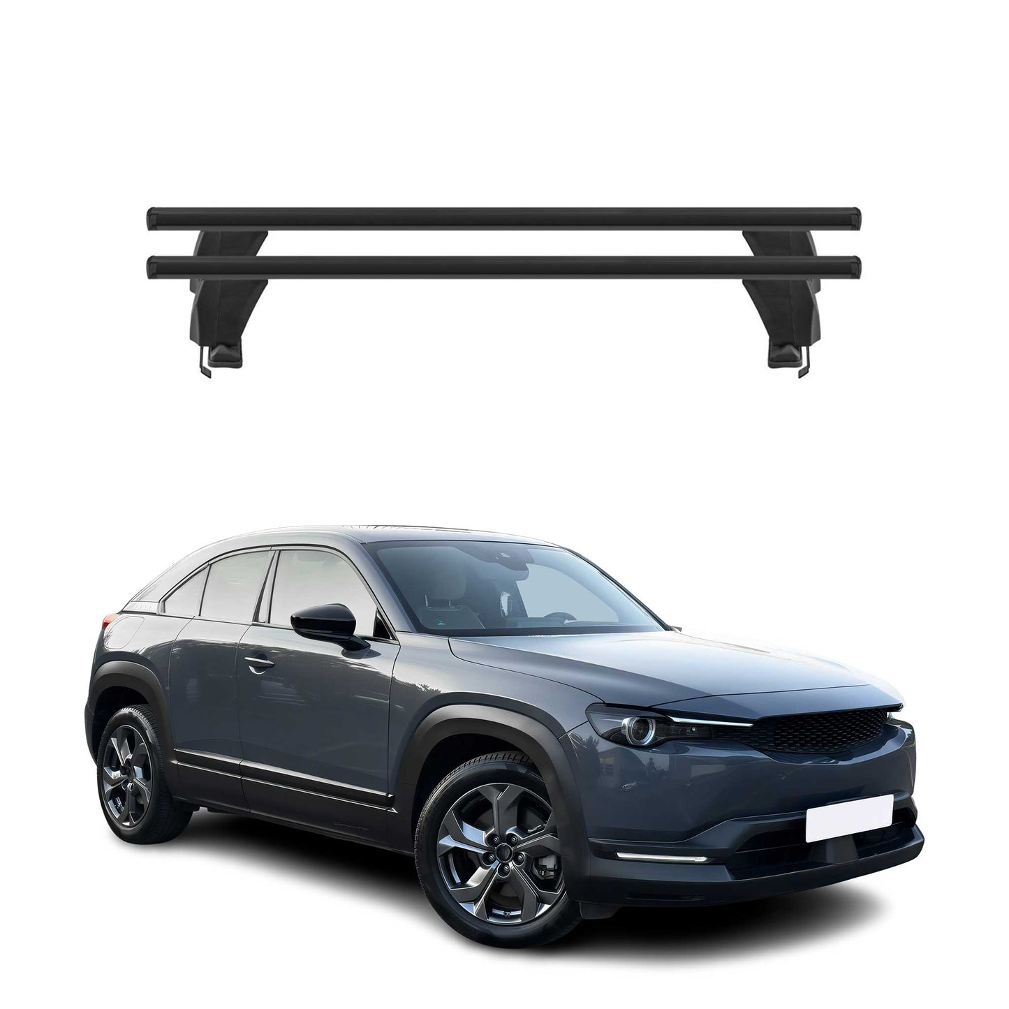 2020-2026 Mazda CX-30 Roof Rack Cross Bars Black