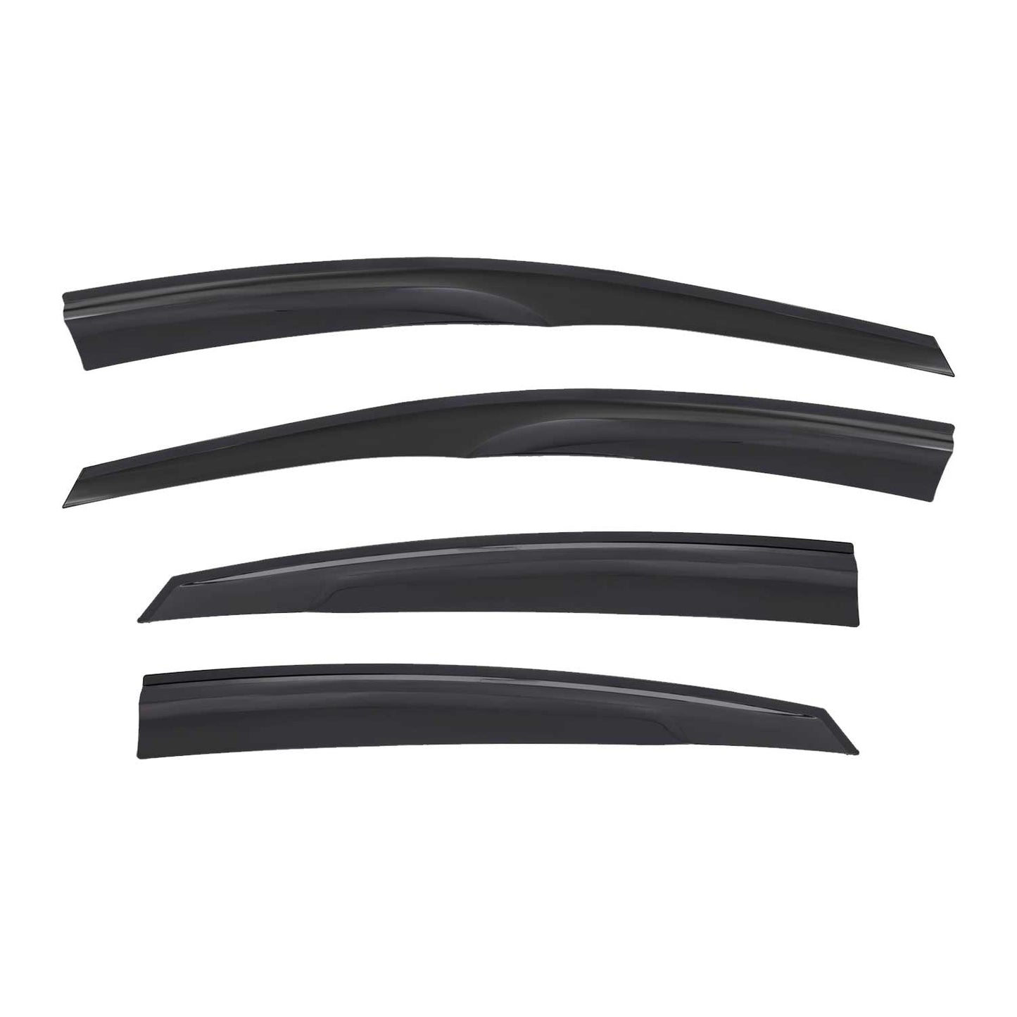 2011-2020 Hyundai Elantra Sedan Window Visor Vent Rain Deflector 4Pcs Smoke