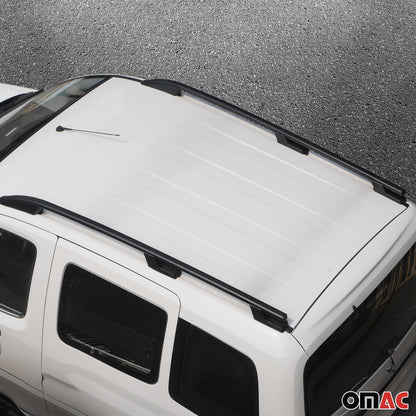 2015-2026 Ford Transit L1 SWB Roof Rack Rails Side Rails Black