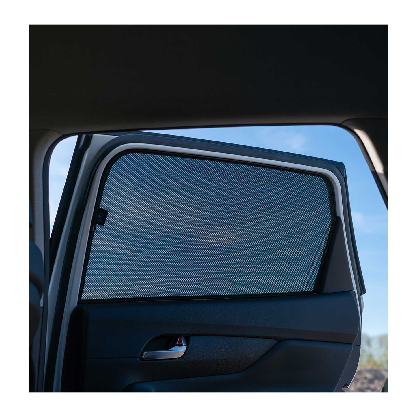 2010-2017	Volvo	XC60 Side Rear Window Curtain Mesh Black 2Pcs