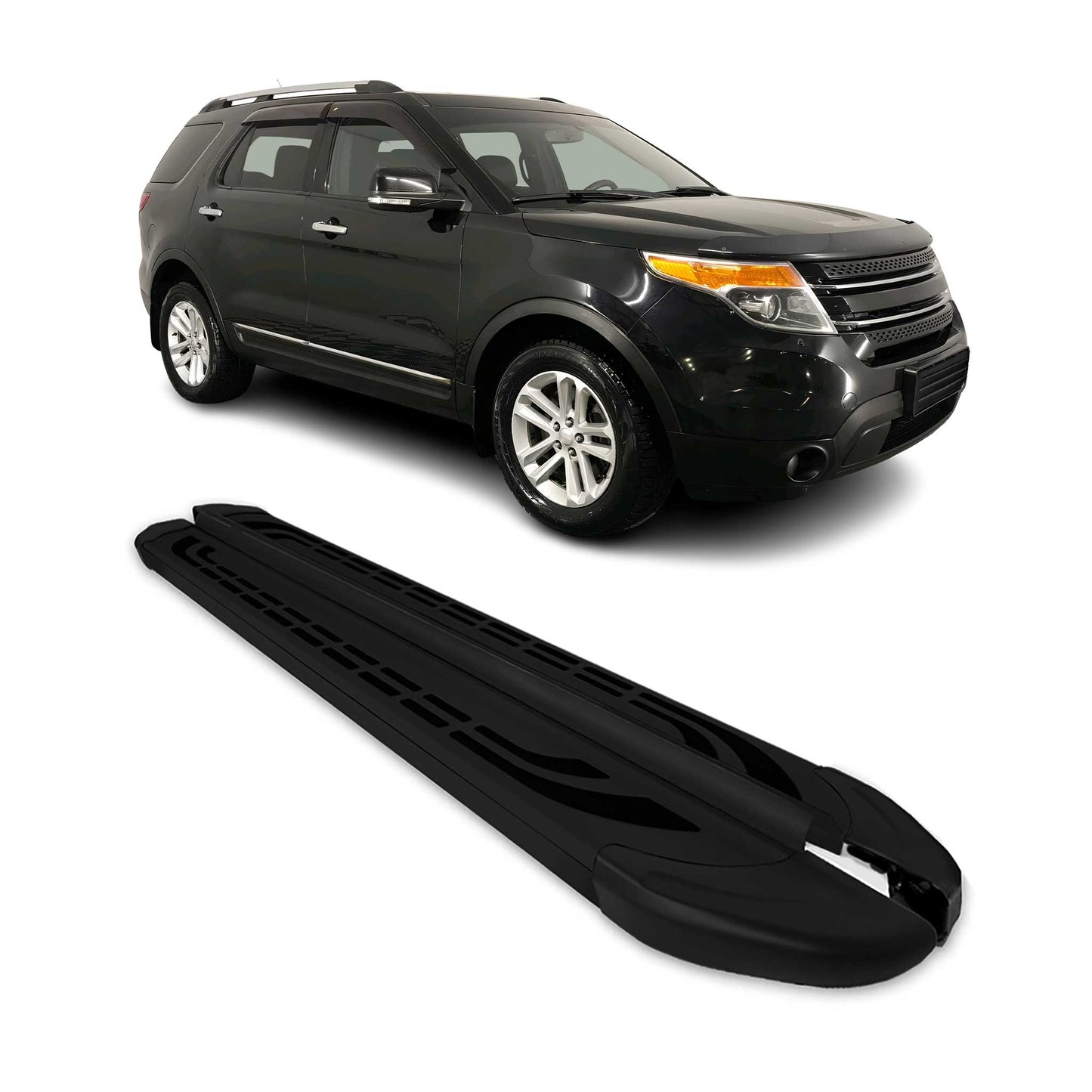 2011-2019 Ford Explorer Nerf Bar Side Step Running Boards Alu 2x