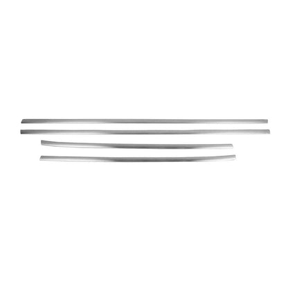 2011-2017 Nissan Juke Window Molding Trim Streamer Brushed Stainless Steel Silver 4Pcs