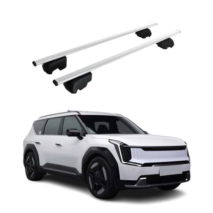 2024-2026 Kia EV9 Roof Rack Cross Bars Silver