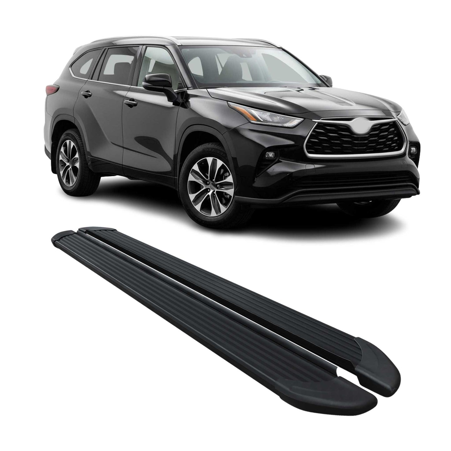 2020-2026 Toyota Highlander Nerf Bar Side Step Running Boards Alu 2x