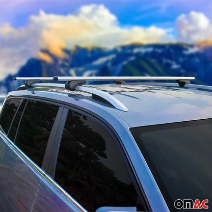 2017-2026 Jeep Compass Roof Rack Cross Bars Silver