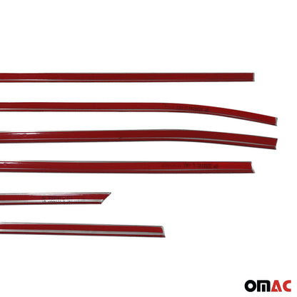 2022-2026 Hyundai Tucson 4.gen Window Molding Trim Streamer Silver 6Pcs Stainless Steel